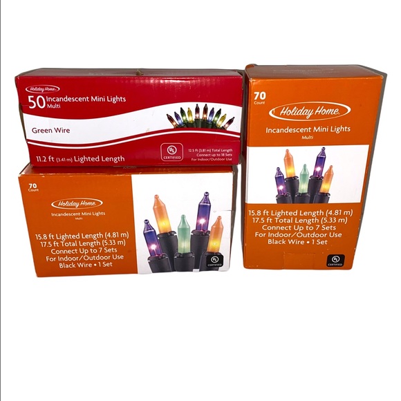 NEW 3 boxes Multicolor twinkle lights, party lights. spooky, Halloween - Picture 2 of 12